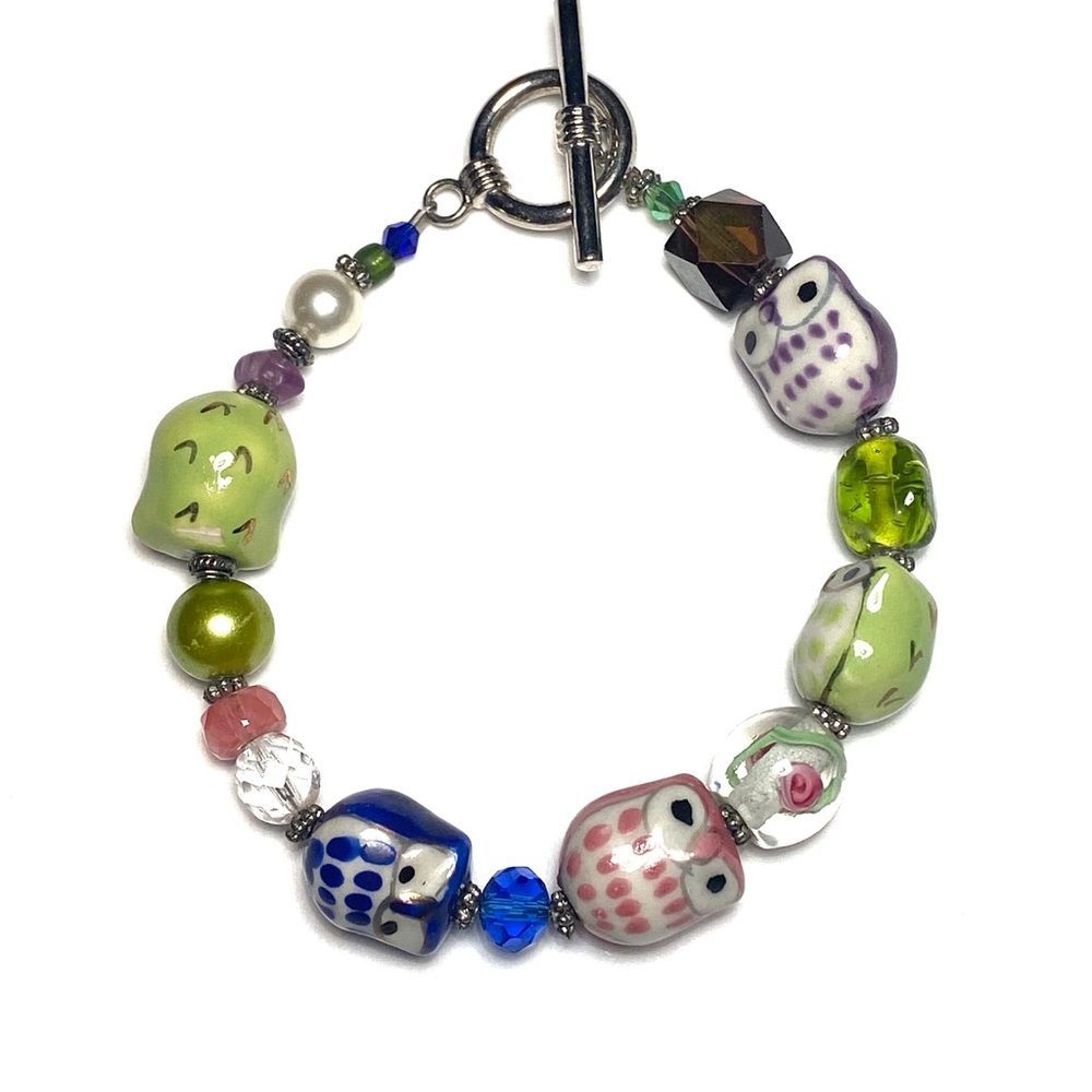 JEWELRY SALE! Handmade glass bead bracelet